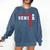 Volleyball Senior Night Volleyball Senior 2025 Graduation 5 Comfort Colors Sweatshirt Denim