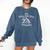 Women's It's Miss Ms Mrs Dr Actually Doctor PhD Graduation For Women Comfort Colors Sweatshirt Denim