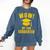 Wow My Son Graduated Mom Dad Of A Senior Graduation Comfort Colors Sweatshirt Denim