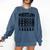 Wrestling Senior 2026 Graduation Comfort Colors Sweatshirt Denim
