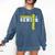 Wrestling Senior Night Wrestling Senior 2025 Graduation 22 Comfort Colors Sweatshirt Denim