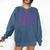 Wrestling Senior Night Wrestling Senior 2025 Graduation 49 Comfort Colors Sweatshirt Denim