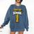 Wrestling Senior Night Senior 2026 Faith Cross Graduation Comfort Colors Sweatshirt Denim