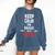 Xmas Nurse Graduation Keep Calm I'm Almost A Nurse Comfort Colors Sweatshirt Denim