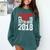 2018 Senior Graduation My Happy Class Shirt Comfort Colors Sweatshirt Blue Spruce