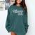 2019 Graduate Attorney Law School Graduation Comfort Colors Sweatshirt Blue Spruce