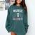 2019 Nurse RN Graduation Comfort Colors Sweatshirt Blue Spruce