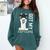 2022 Graduate Graduation For Him Her Got My Dip-Llama Comfort Colors Sweatshirt Blue Spruce