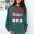 2026 Senior Band Dad Class Of 2026 Band Parent Graduation Comfort Colors Sweatshirt Blue Spruce