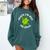 3rd Grade Graduation Promotion Peace I'm Out Last Day Comfort Colors Sweatshirt Blue Spruce