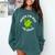 4th Grade Graduation Promotion Peace I'm Out Last Day Comfort Colors Sweatshirt Blue Spruce