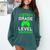 5th Grade Level Unlocked Back To School Gamer Graduation Comfort Colors Sweatshirt Blue Spruce