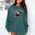 The Addams Family TV Series – Uncle Fester Graduation Spark Premium Comfort Colors Sweatshirt Blue Spruce