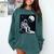 Aesthetic Spaceman Astronaut On The Moon Space Introvert Comfort Colors Sweatshirt Blue Spruce
