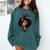 African Woman Educated Graduation 2019 Proud Comfort Colors Sweatshirt Blue Spruce