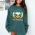 Alien Face Ew People Ufo Introvert Men Women Kids Teen Comfort Colors Sweatshirt Blue Spruce