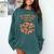My Alone Time Is For Your Safety Coffee Lover Introvert Comfort Colors Sweatshirt Blue Spruce