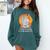 My Alone Time Is For Your Safety Coffee Lover Introvert Comfort Colors Sweatshirt Blue Spruce