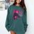 Anime Girl I'm Not Weird Just Limited Edition Introvert Goth Comfort Colors Sweatshirt Blue Spruce