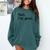 Antisocial Nah I'm Good Introvert Sarcastic Saying Comfort Colors Sweatshirt Blue Spruce