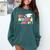 My Auntie Did It Aunt Graduation Nurse Doctor Aunt Graduated Comfort Colors Sweatshirt Blue Spruce
