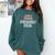 Awkwardly Social Socially Awkward Anxious Introverts Comfort Colors Sweatshirt Blue Spruce