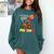 My Baby Just Crushed Preschool Graduation Comfort Colors Sweatshirt Blue Spruce