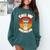 Bachelor Graduation For University Degree Party Llama Comfort Colors Sweatshirt Blue Spruce