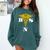 Bachelor Of Science Nursing Graduation Comfort Colors Sweatshirt Blue Spruce