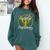 Bachelor Of Science Psychology Graduation Comfort Colors Sweatshirt Blue Spruce