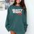 Beauty School Graduation Class Of 2018 Comfort Colors Sweatshirt Blue Spruce