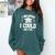 I Believed I Could And I Did Graduate Happy Graduation Day Comfort Colors Sweatshirt Blue Spruce