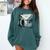 Bigfoot Sasquatch & Loch Ness Monster Introvert Bruh Comfort Colors Sweatshirt Blue Spruce Bigfoot Sasquatch & Loch Ness Monster Introvert Bruh Comfort Colors Sweatshirt Blue Spruce