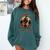 Bigfoot Sasquatch Lover Introvert Antisocial Humor Comfort Colors Sweatshirt Blue Spruce