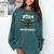 Biology Class Of 2024 Emerging Graduation For Him Comfort Colors Sweatshirt Blue Spruce