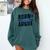 Born To Argue Graduation Lawyer Advocate Attorney Law Comfort Colors Sweatshirt Blue Spruce