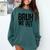 Bruh We Out 4th Graders Fourth Grade Graduation Class 2026 Comfort Colors Sweatshirt Blue Spruce