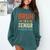 Bruh I'm A Senior Class Of 2026 Graduation Senior 2026 Comfort Colors Sweatshirt Blue Spruce