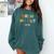 Bruh We Out Seniors Graduation Senior Graduate Comfort Colors Sweatshirt Blue Spruce