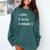 More Bucks Annually MBA Graduation Shirt Comfort Colors Sweatshirt Blue Spruce