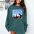 Cadets Celebrate Academy Graduation Comfort Colors Sweatshirt Blue Spruce