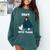Can't Have Plans Introvert Staying Home Comfort Colors Sweatshirt Blue Spruce