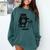 Cat What Humor Introvert Anti-Social Comfort Colors Sweatshirt Blue Spruce Cat What Humor Introvert Anti-Social Comfort Colors Sweatshirt Blue Spruce