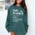 Cat-Trovert Definition Cat Introvert Pet Lover Comfort Colors Sweatshirt Blue Spruce