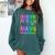 Certified Medical Assistant CMA Graduation Comfort Colors Sweatshirt Blue Spruce
