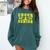 Cheerleading Senior Night Cheer Senior 2025 Graduation 10 Comfort Colors Sweatshirt Blue Spruce