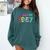 Class Of 1987 School Reunion College Highschool Graduation Comfort Colors Sweatshirt Blue Spruce