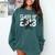 Class Of 2018 Graduation Dabbing Panda Bear Comfort Colors Sweatshirt Blue Spruce