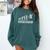 Class Of 2018 Graduation Evolution Comfort Colors Sweatshirt Blue Spruce