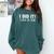 I Did It Class Of 2018 Senior Graduation Shirt Comfort Colors Sweatshirt Blue Spruce